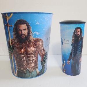 Aquaman the Lost Kingdom 130oz popcorn bucket and souvenir cup